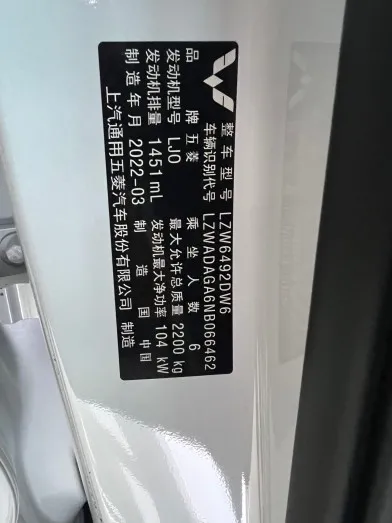 2022 Wuling Capgemini Flagship Edition